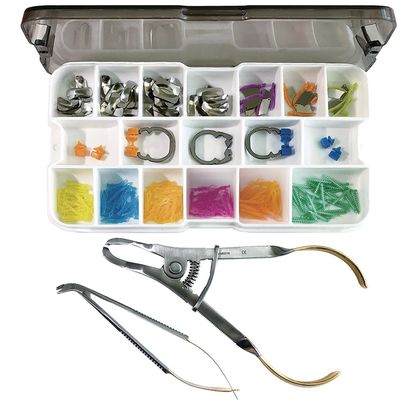 Dental Sectional Matrix System A2 Bands Clamp Ring Resin Holder Clip Ring