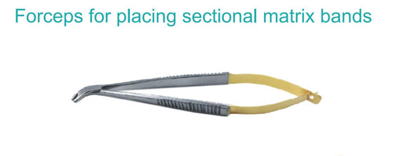 Dental Sectional Matrix System A2 Bands Clamp Ring Resin Holder Clip Ring