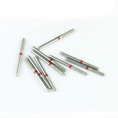 Dental Diamond Polishing Fine Burs 1.595mm Shank High Speed Negotiable Package