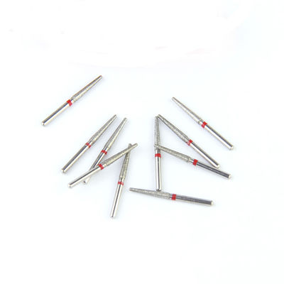 Dental Diamond Polishing Fine Burs 1.595mm Shank High Speed Negotiable Package