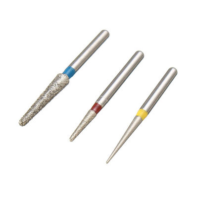Grinding And Polishing FG Diamond Burs 1.60mm Diameter With Electroplated SS Handle